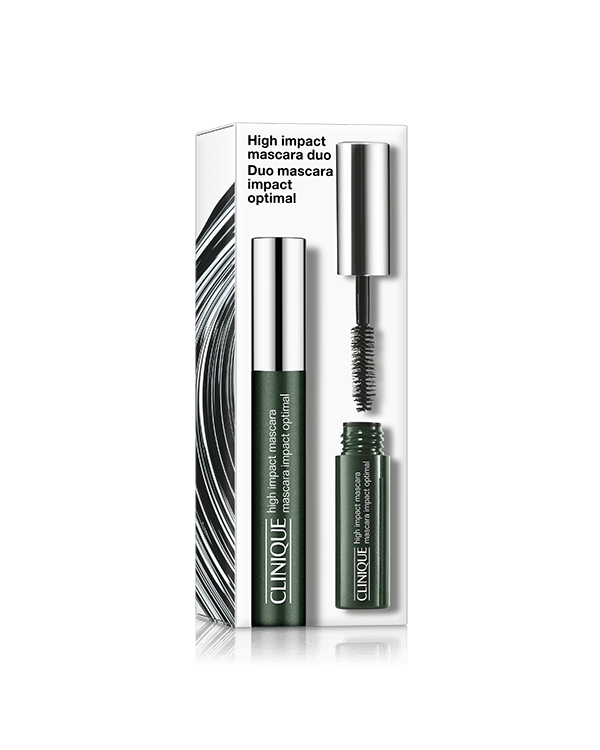 High Impact Mascara Duo Gift Set, Double up on our bestselling High Impact™ mascara in two sizes: a <strong>full size</strong> for home, and a travel size for on the go. <strong>Worth £38.</strong>