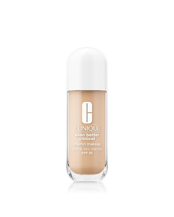 NEW Even Better Clinical Vitamin Makeup SPF 50 – Skin Tint Foundation, Oil-free SPF foundation delivers light coverage and a radiant finish that leaves skin with a natural-, healthy-looking radiance, making it the best lightweight foundation.