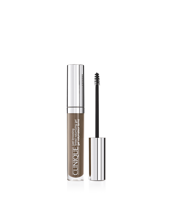 NEW Just Browsing™ Tinted Volumizing Gel, Tinted, fiber-infused brow gel instantly tames and fluffs for naturally fuller brows in seconds.