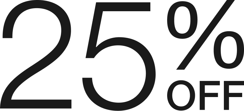 25% off