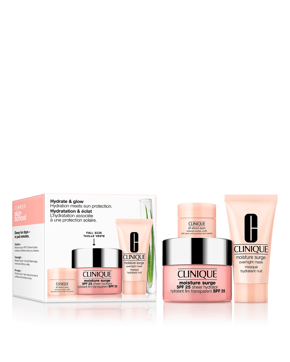 Hydrate + Glow with SPF Skincare Gift Set