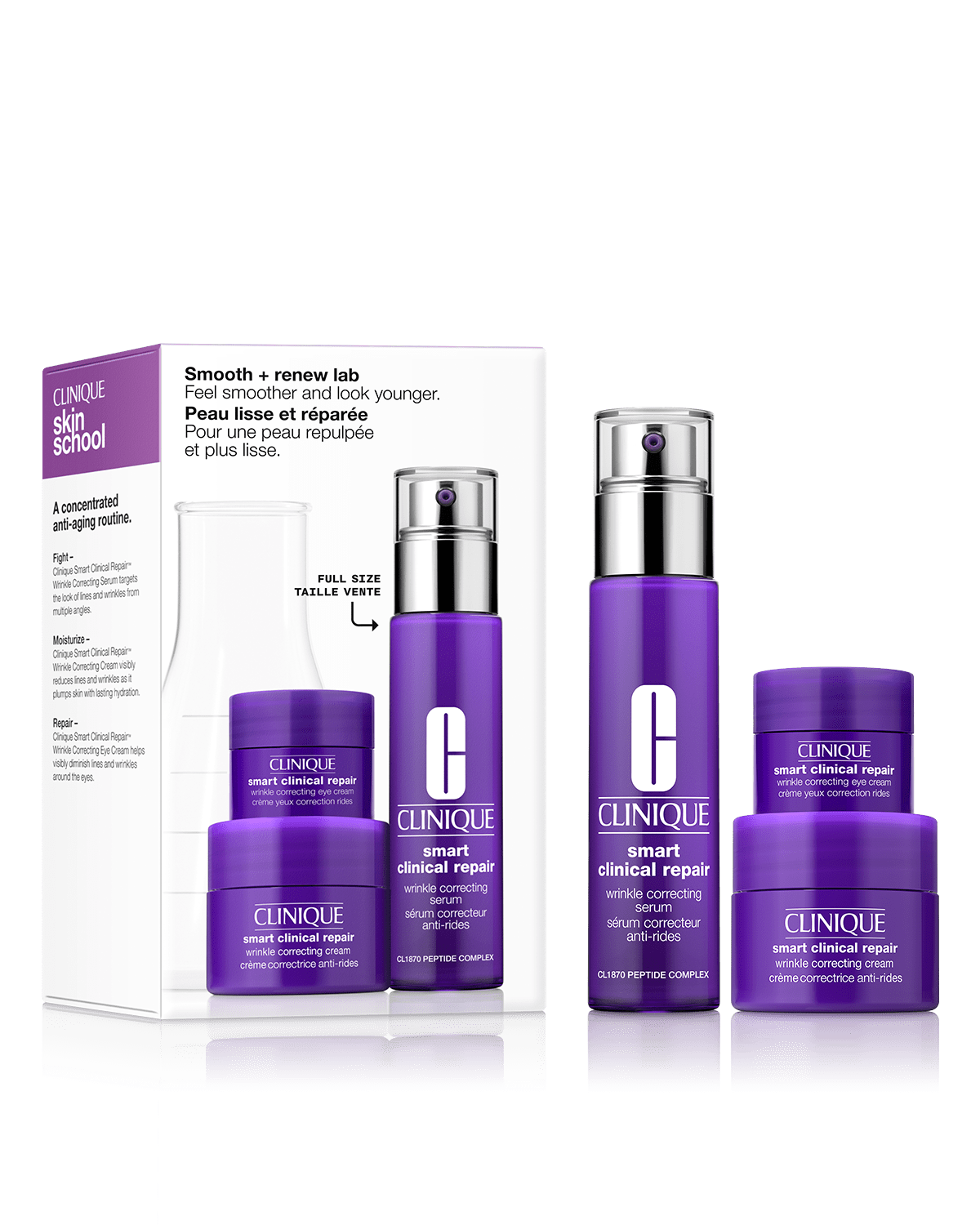 Smooth + Renew Lab Serum Skincare Set