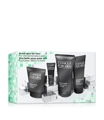 Clinique For Men™ Skincare Gift Set: Normal Skin Types (WORTH £115) Sale