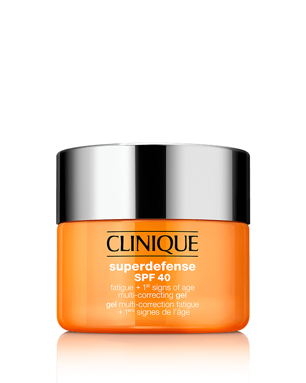 Superdefense™ SPF 40 Fatigue + 1st Signs of Age Multi-Correcting Gel, A refreshing silky gel with SPF that fights fatigue and first signs of ageing.