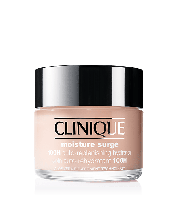 Moisture Surge™ 100H Auto-Replenishing Hydrator, Refreshing oil-free face moisturiser with hyaluronic acid and aloe vera bioferment.