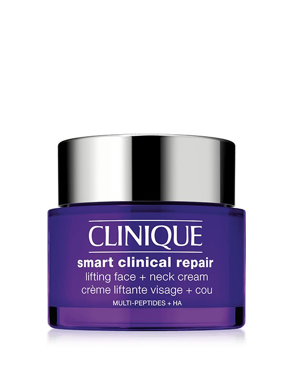 Clinique Smart Clinical Repair™ Lifting Face + Neck Cream, Powerful face and neck reduces the look of lines and wrinkles.