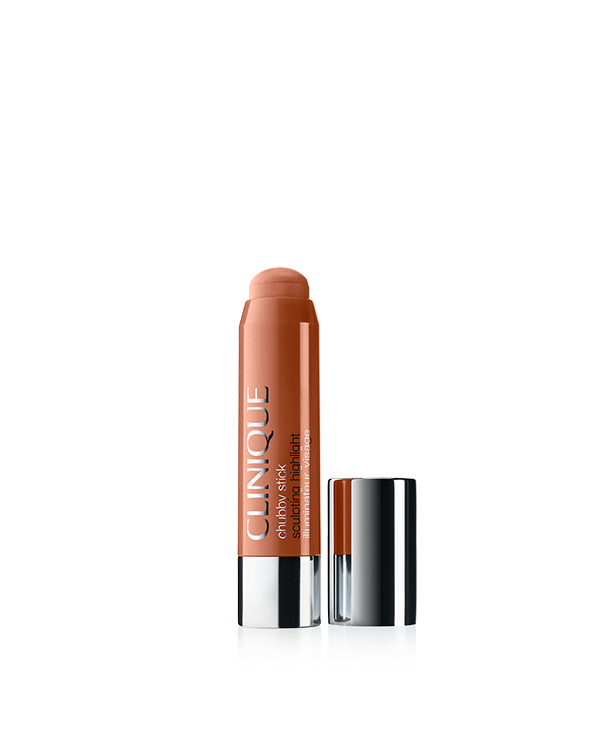 Chubby Stick™ Sculpting Highlight, Luminous cream highlighter stick gives skin a natural glow. No mirror required.