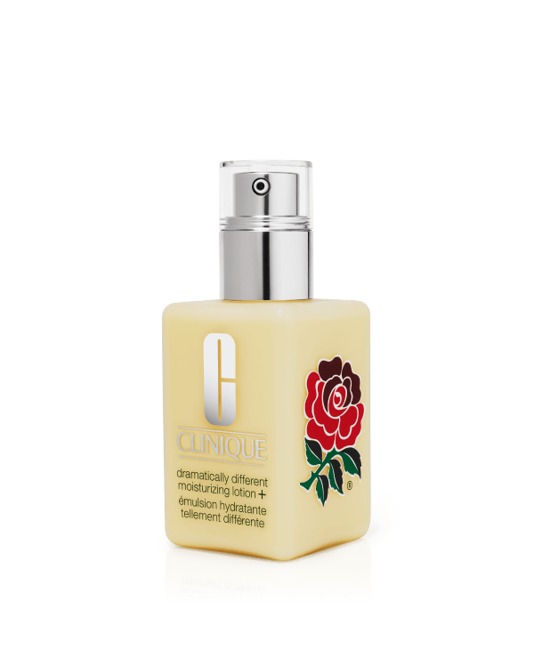Limited-Edition Red Roses Dramatically Different Moisturizing Lotion+, To celebrate Clinique's partnership with the England women's rugby team, the Red Roses, shop the limited edition Dramatically Different Moisturizing Lotion+.